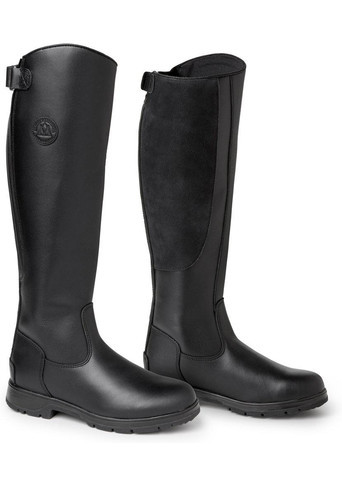 black mid thigh boots