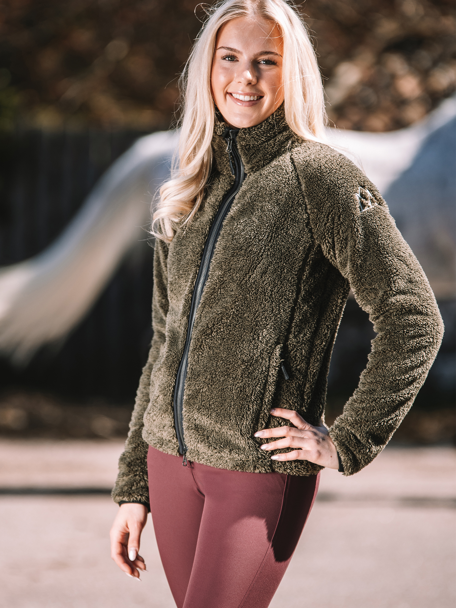 Mountain Horse Fluffy Fleece Jacke